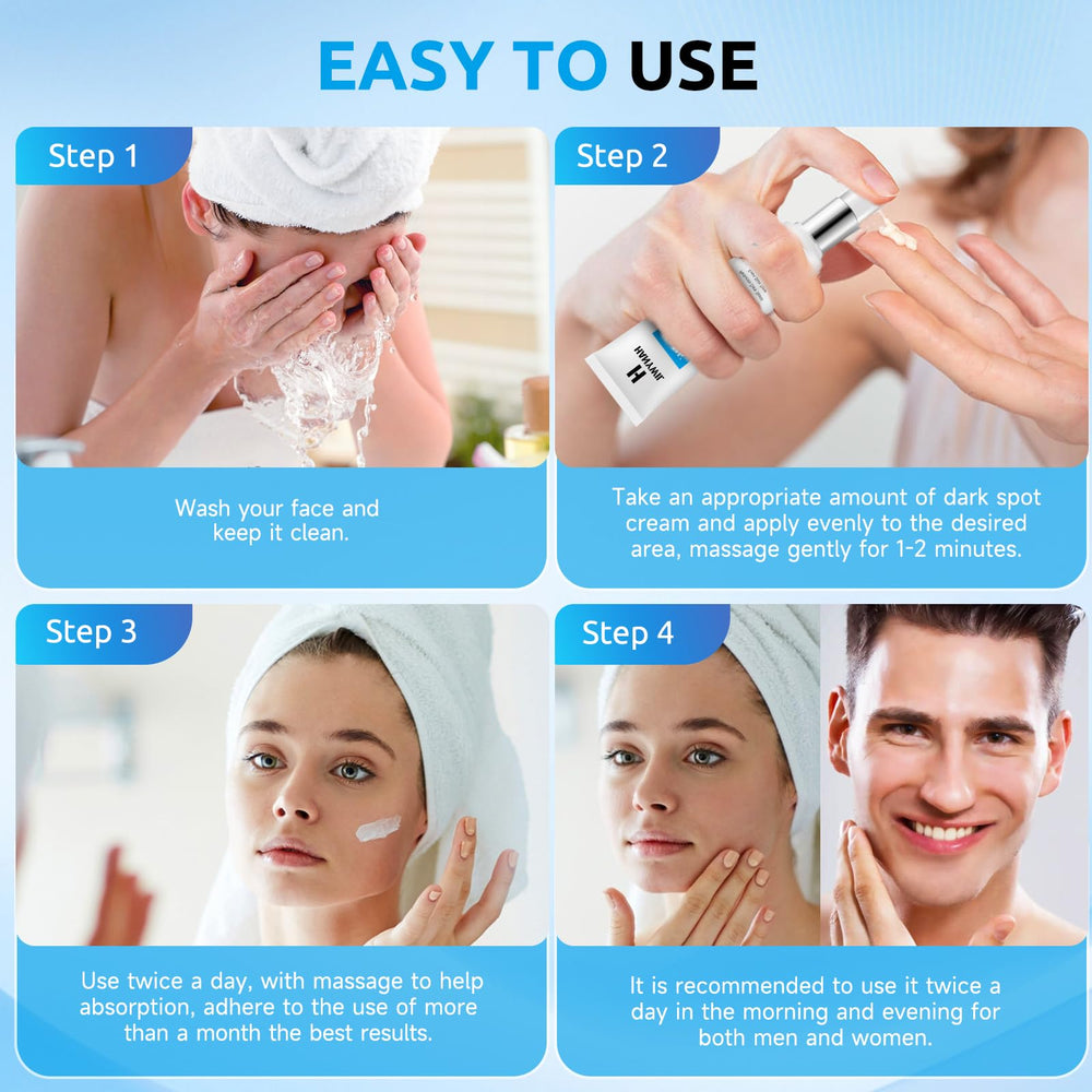 HANYWIL body use on hands and knees targeting discoloration.