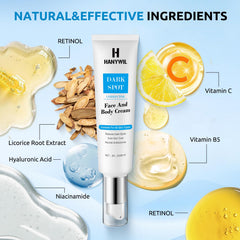 HANYWIL serum pump application on clean face for targeted care.