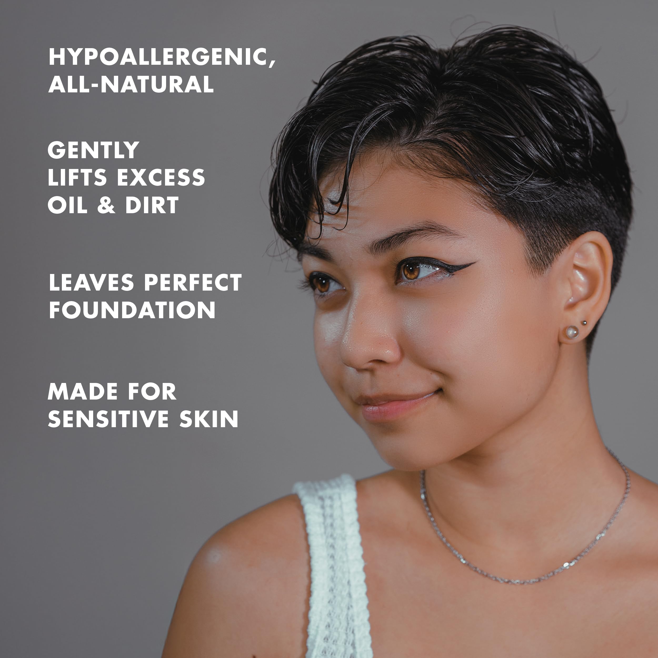 Close-up of creamy foam and gentle lather from the cleanser