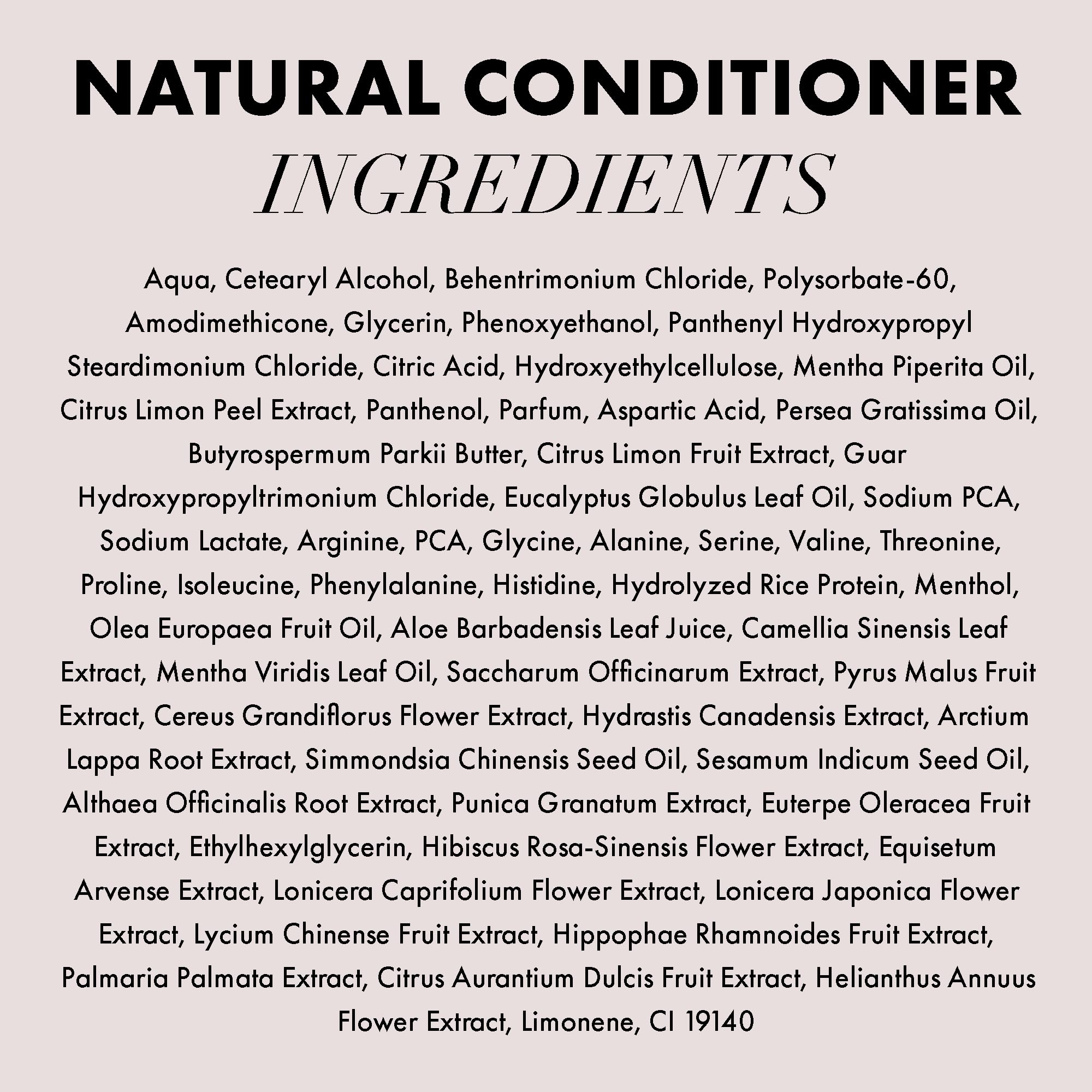 Hands massaging Hanz de Fuko conditioner through hair for even coverage.