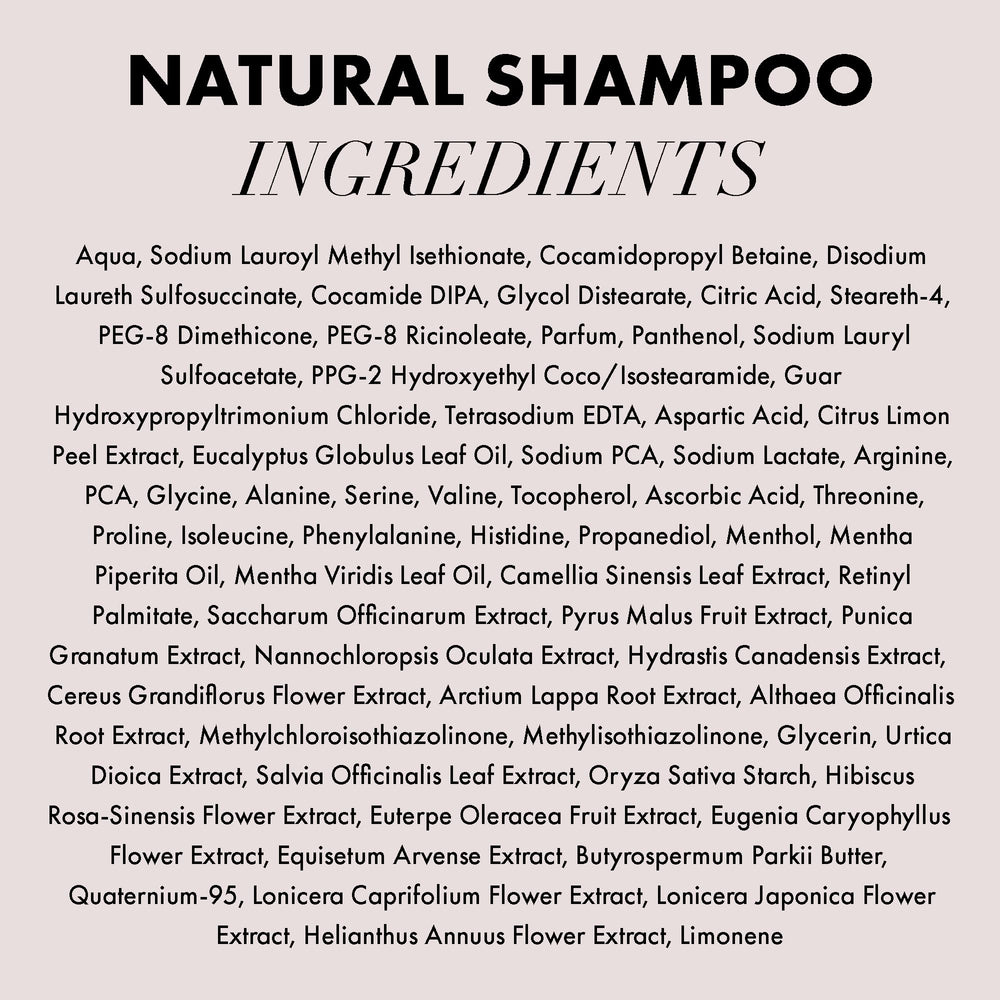 Hanz de Fuko Premium Natural Shampoo packaging shown with eco-friendly design