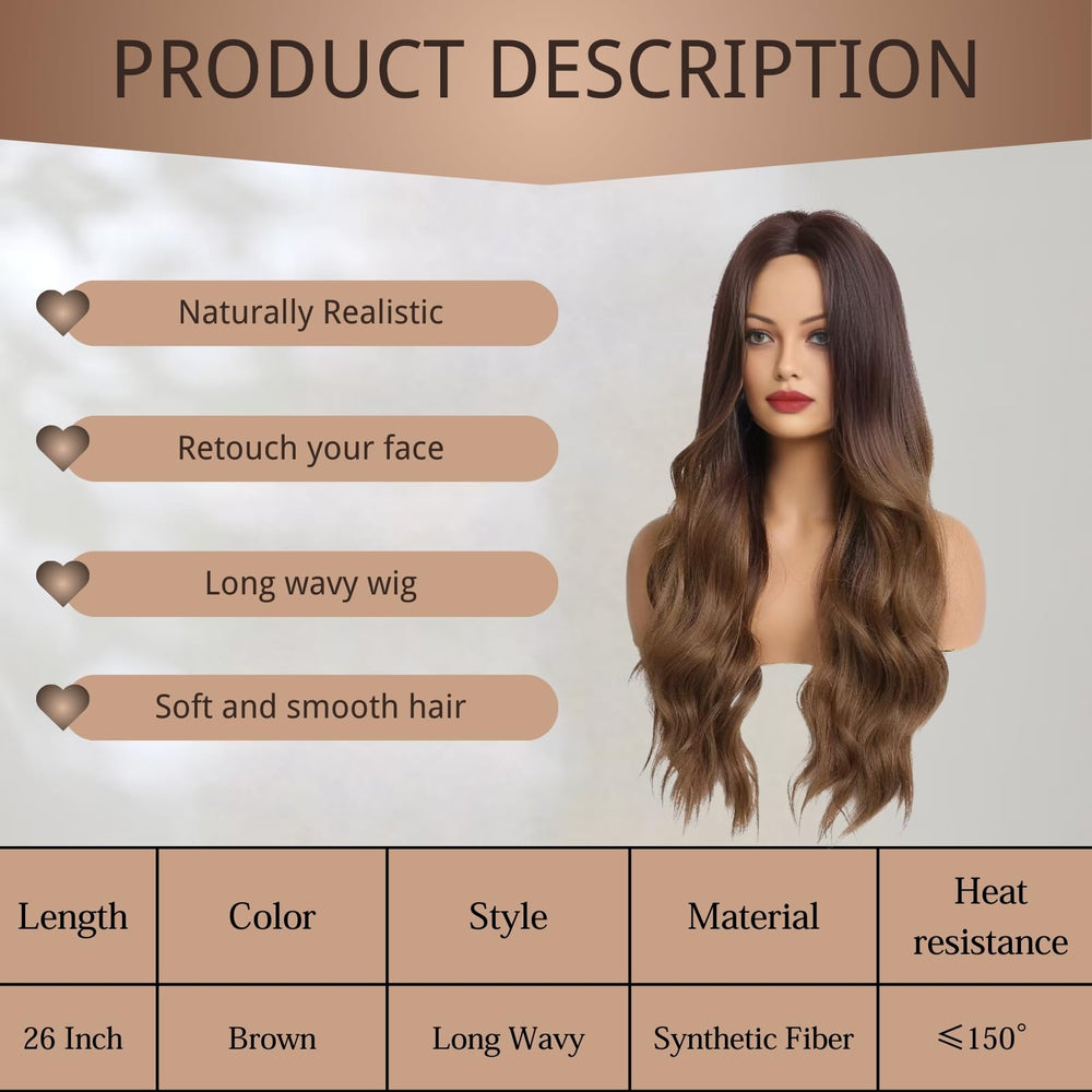 Haoland model-wearing wig illustrating elegant daily styling options.