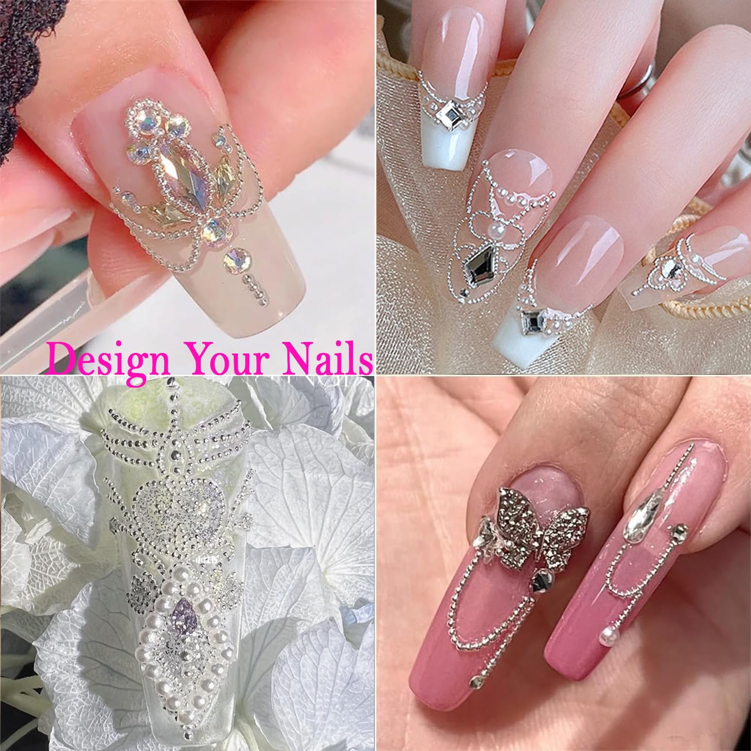 Haozher complete nail art kit display with versatile options