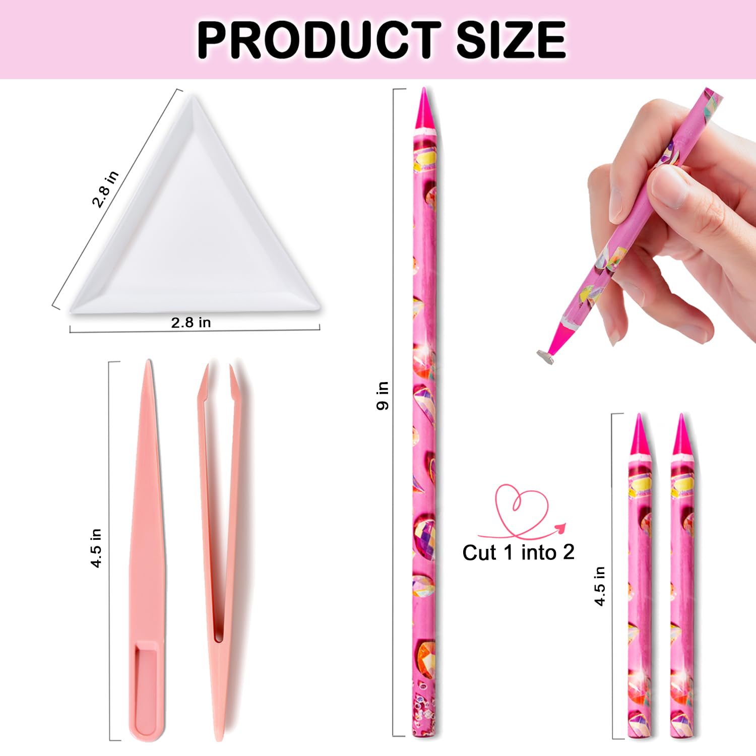 haozher nail art tweezers assist precise placement during designs
