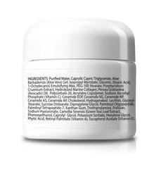 Texture swirl of Happy Health Pro South Beach Skin Cream shows creamy hydration.