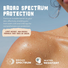Happy Ocean SPF 45 fragrance-free mineral sunscreen close up