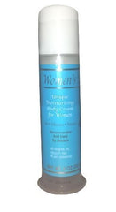 Happy PMS Women's Touch Progesterone Cream bottle 2oz pump for daily moisturizing and skin hydration.