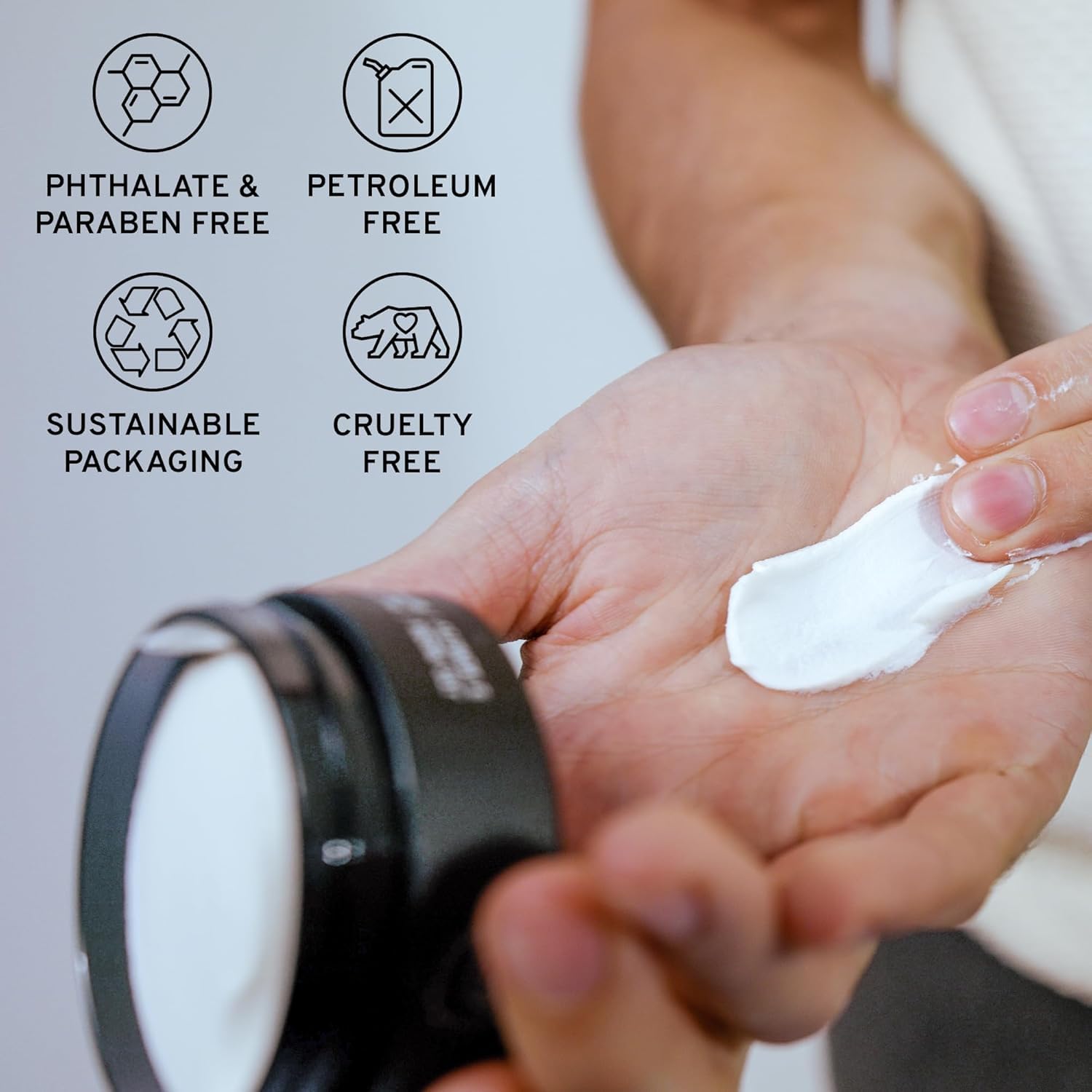 Hardworking Gentlemen hair paste packaging emphasizing compact 2 oz travel-friendly size