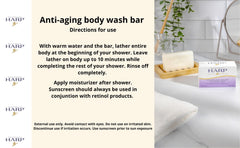 HARP vitamin E bar close-up showing skin conditioning benefits