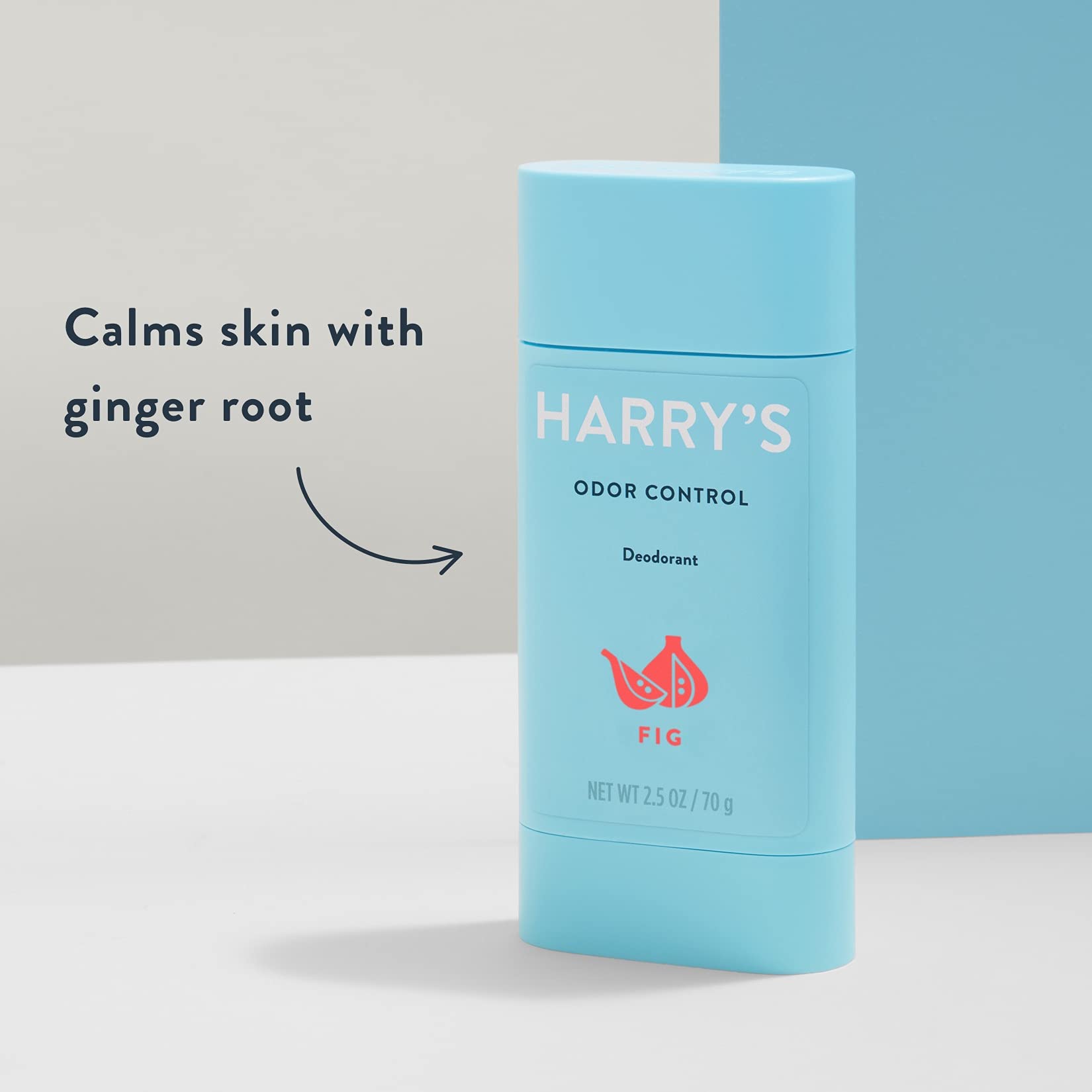 Harrys aluminum-free deodorant for men clear stick being applied