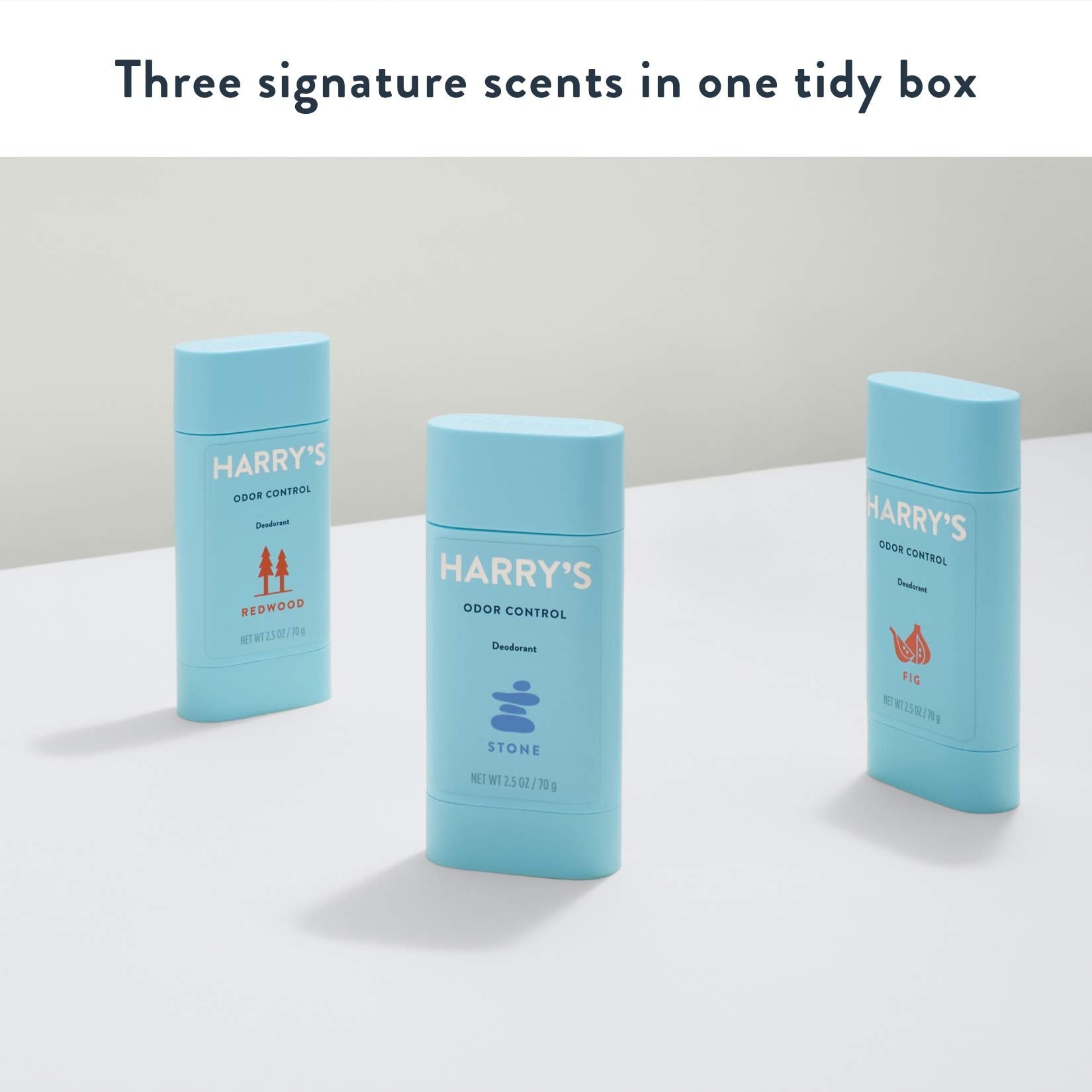 Harrys gift pack of aluminum-free deodorant for men three pack