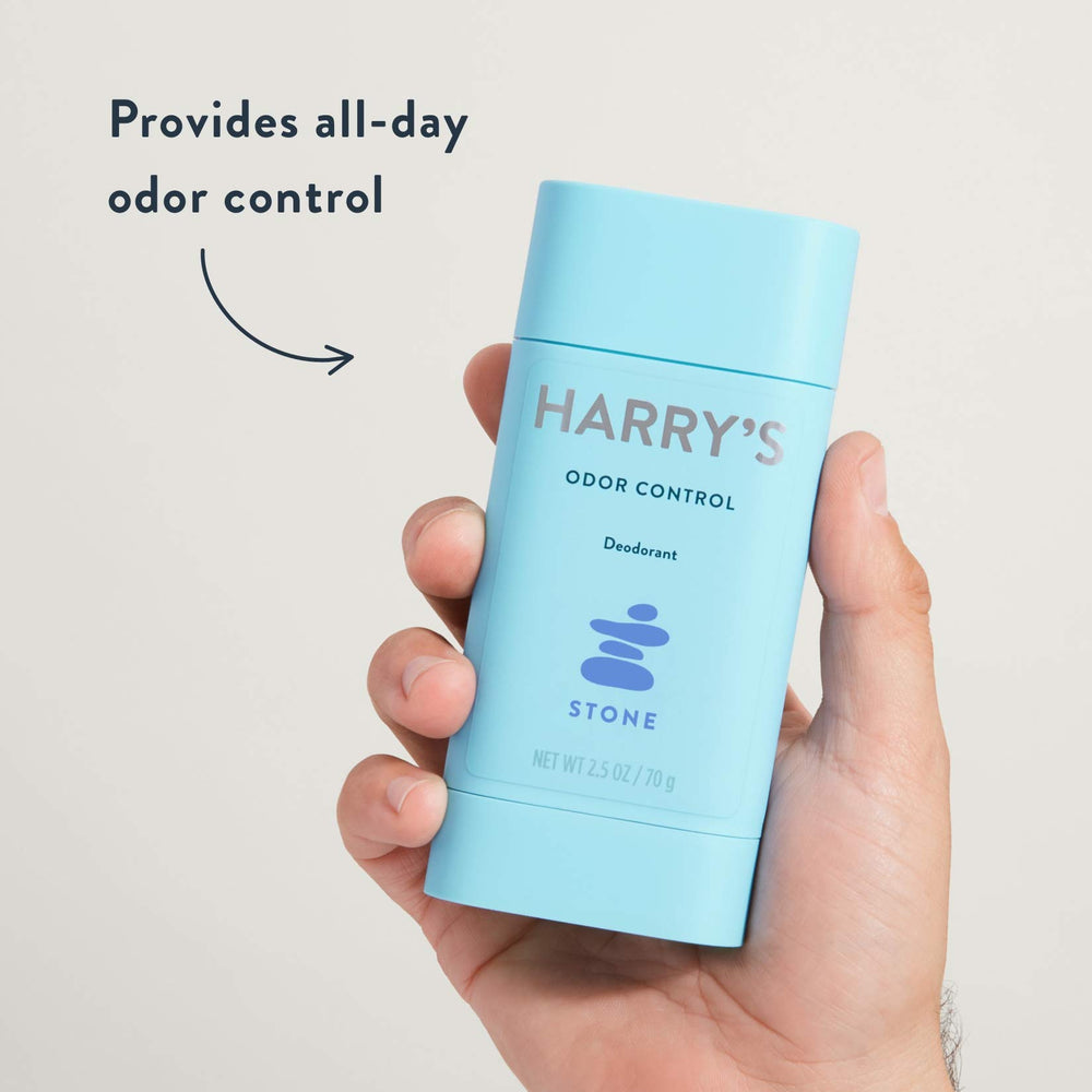 Harrys redwood scent aluminum-free deodorant for men with clear stick