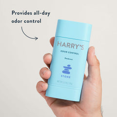 Harrys redwood scent aluminum-free deodorant for men with clear stick