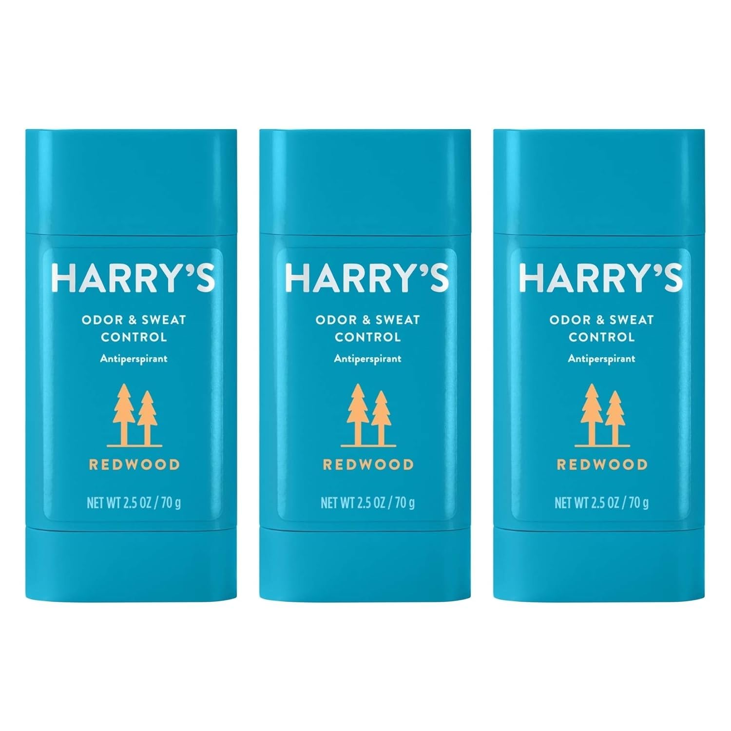 Harry's Redwood antiperspirant stick delivering all-day odor protection.