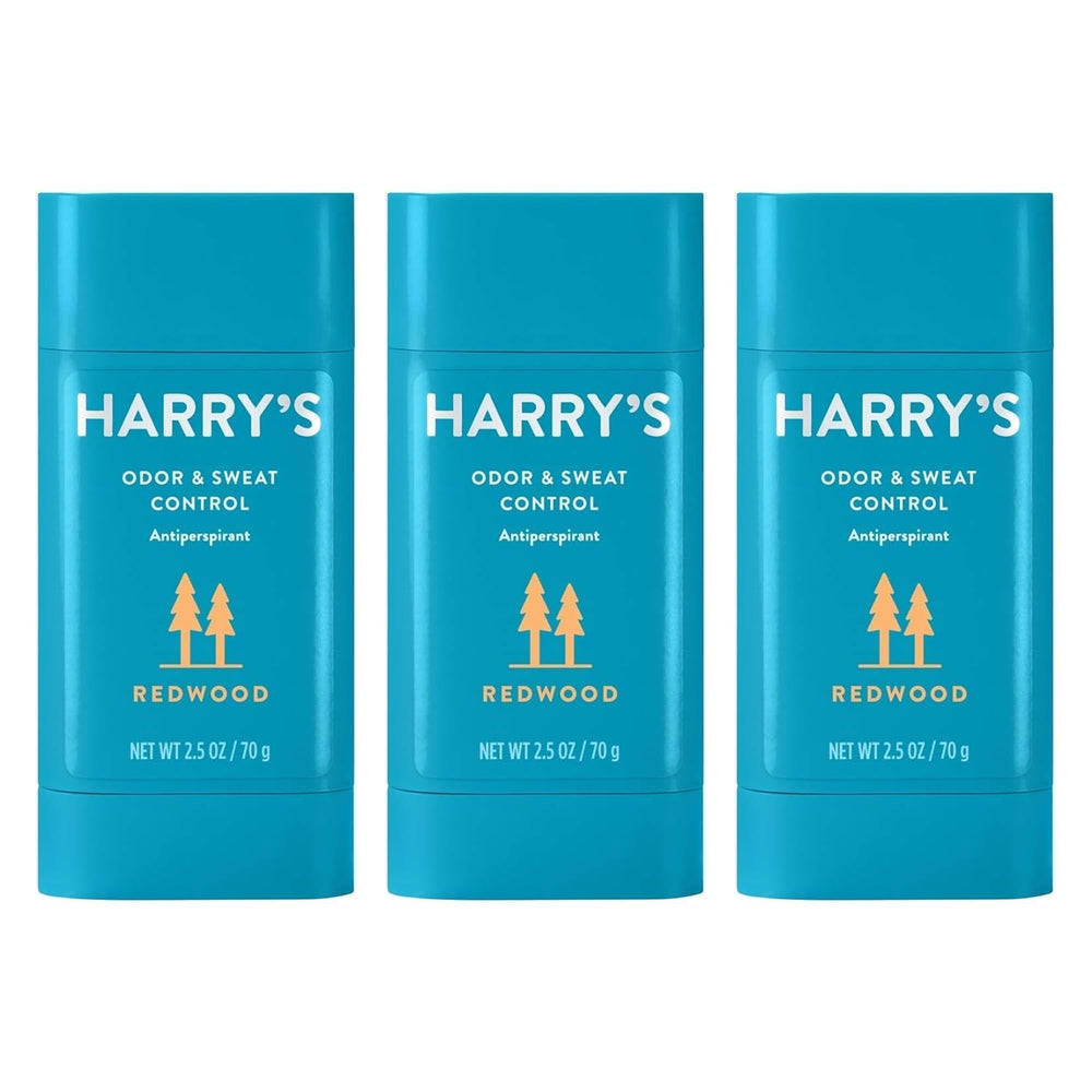 Harry's Redwood antiperspirant stick delivering all-day odor protection.