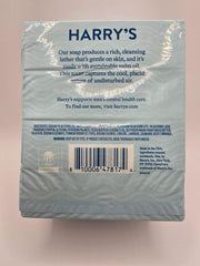 Lather forming with Harry's Wildlands bar soap for a refreshing cleanse.
