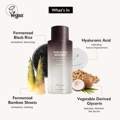 HARUHARU Wonder Best Glow Trial Kit — toner application for deep hydration
