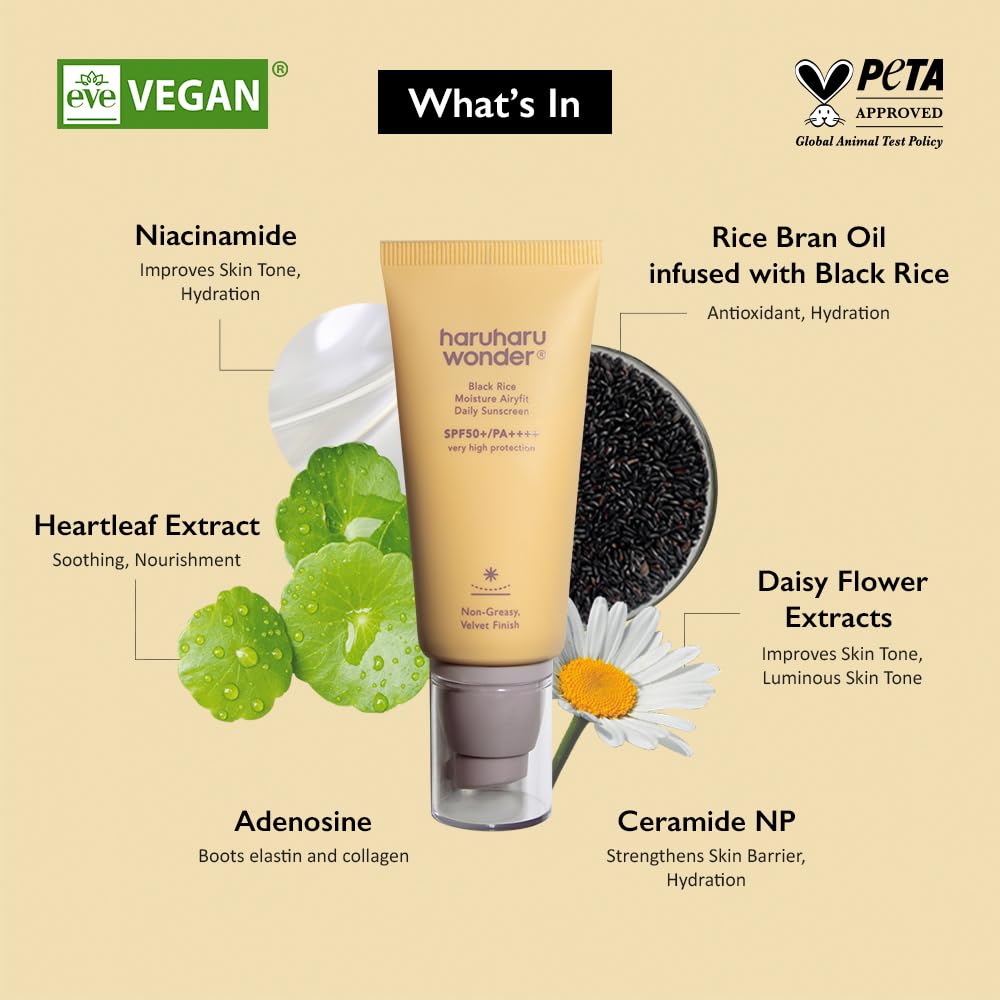 Haruharu Wonder rice bran oil boosts moisture and protective glow