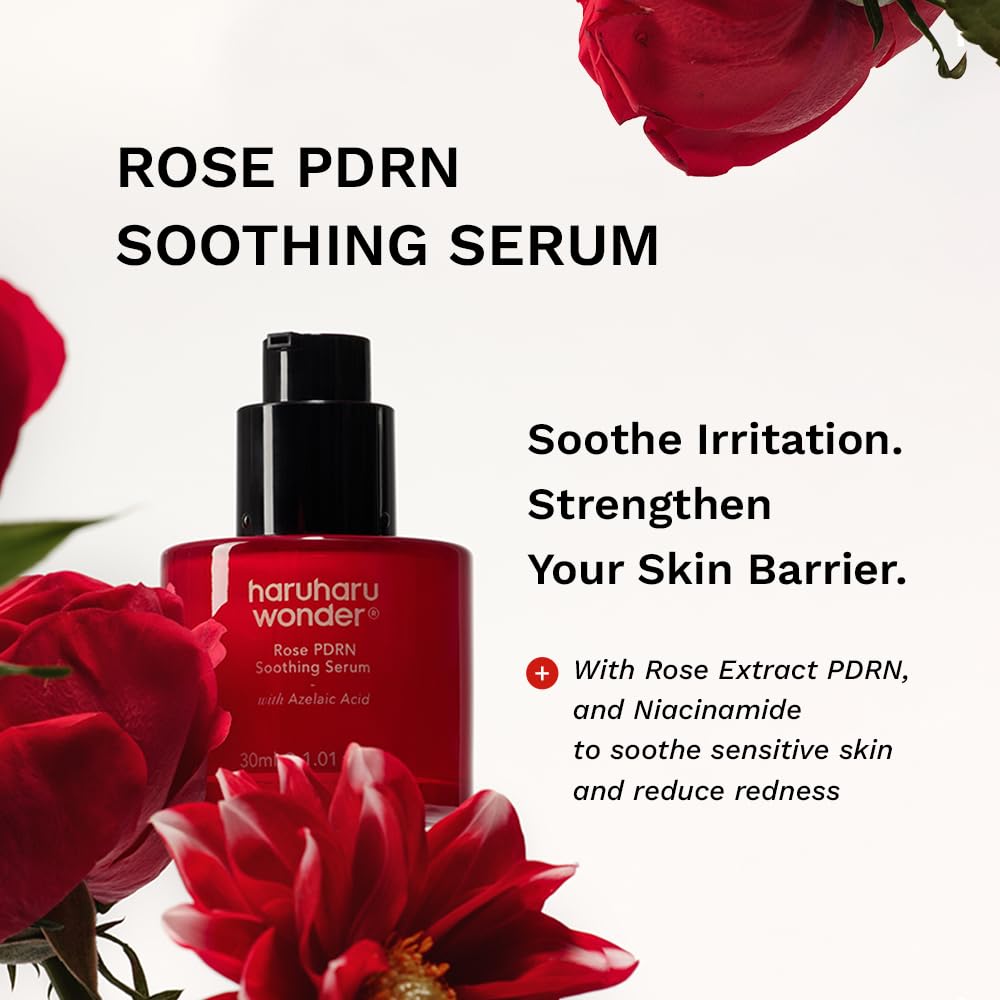 HARUHARU Wonder Rose PDRN serum panthenol boosts moisture and softness