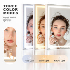 Hasipu makeup mirror with 10x magnification for precise detailing