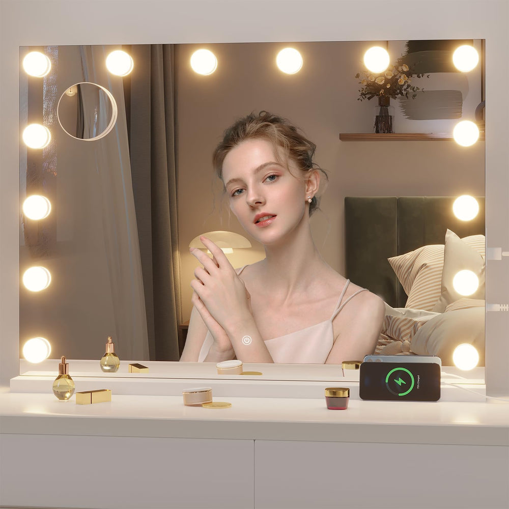 Hasipu vanity mirror tempered glass for clear reflections