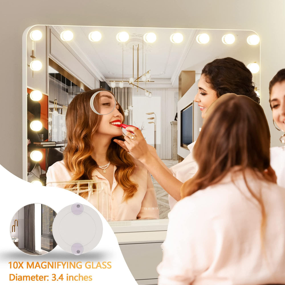 Hasipu vanity mirror provides three color modes for different makeup environments.