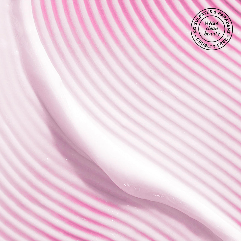 Deep conditioner packette close-up shows rich, silky texture.