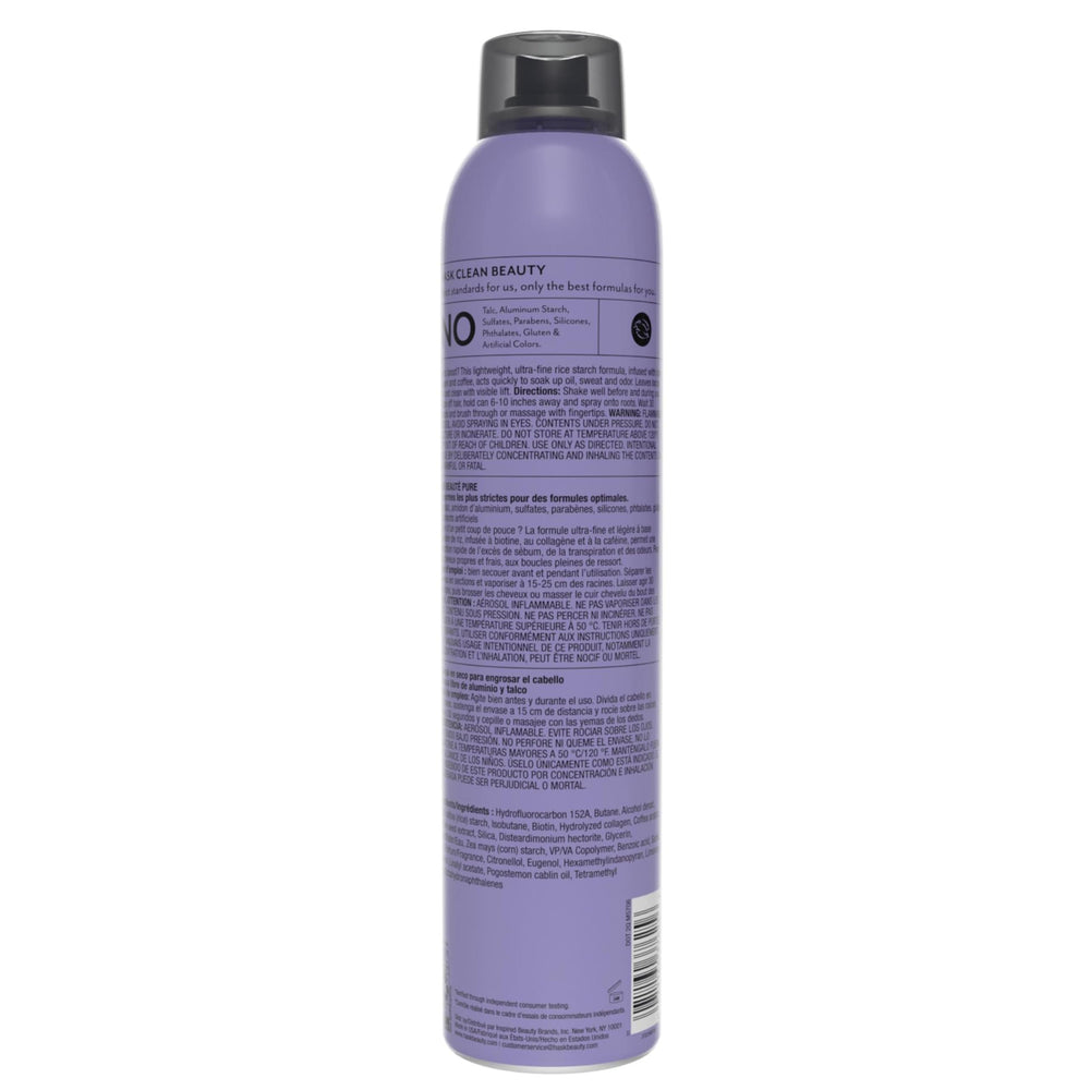 HASK Biotin Boost thickening dry shampoo oil absorption close-up