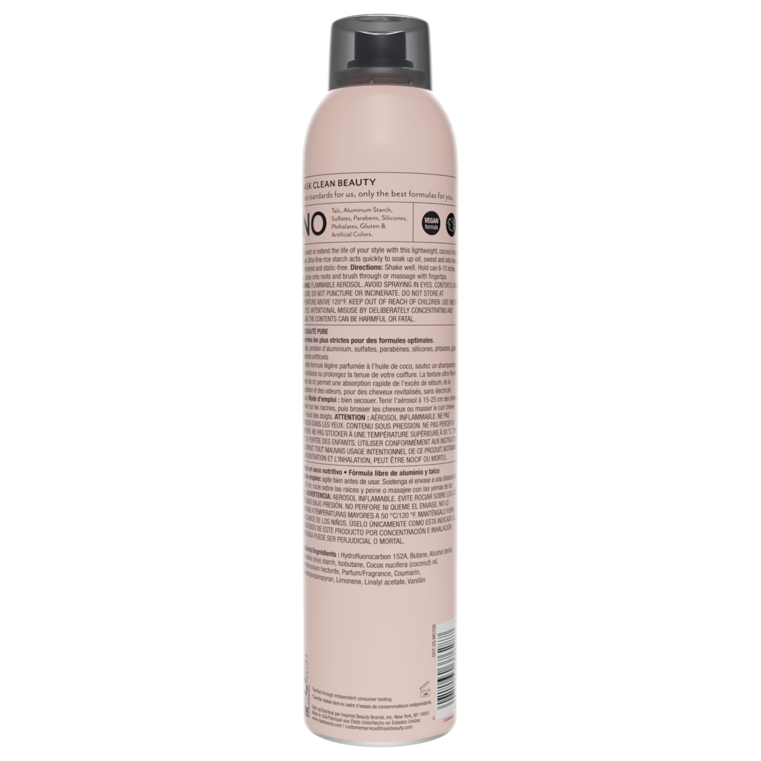 HASK cruelty-free logo signals ethical, vegan hair care.
