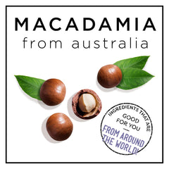 Applying HASK Macadamia Oil Shine Treatment to wet hair for smooth results.