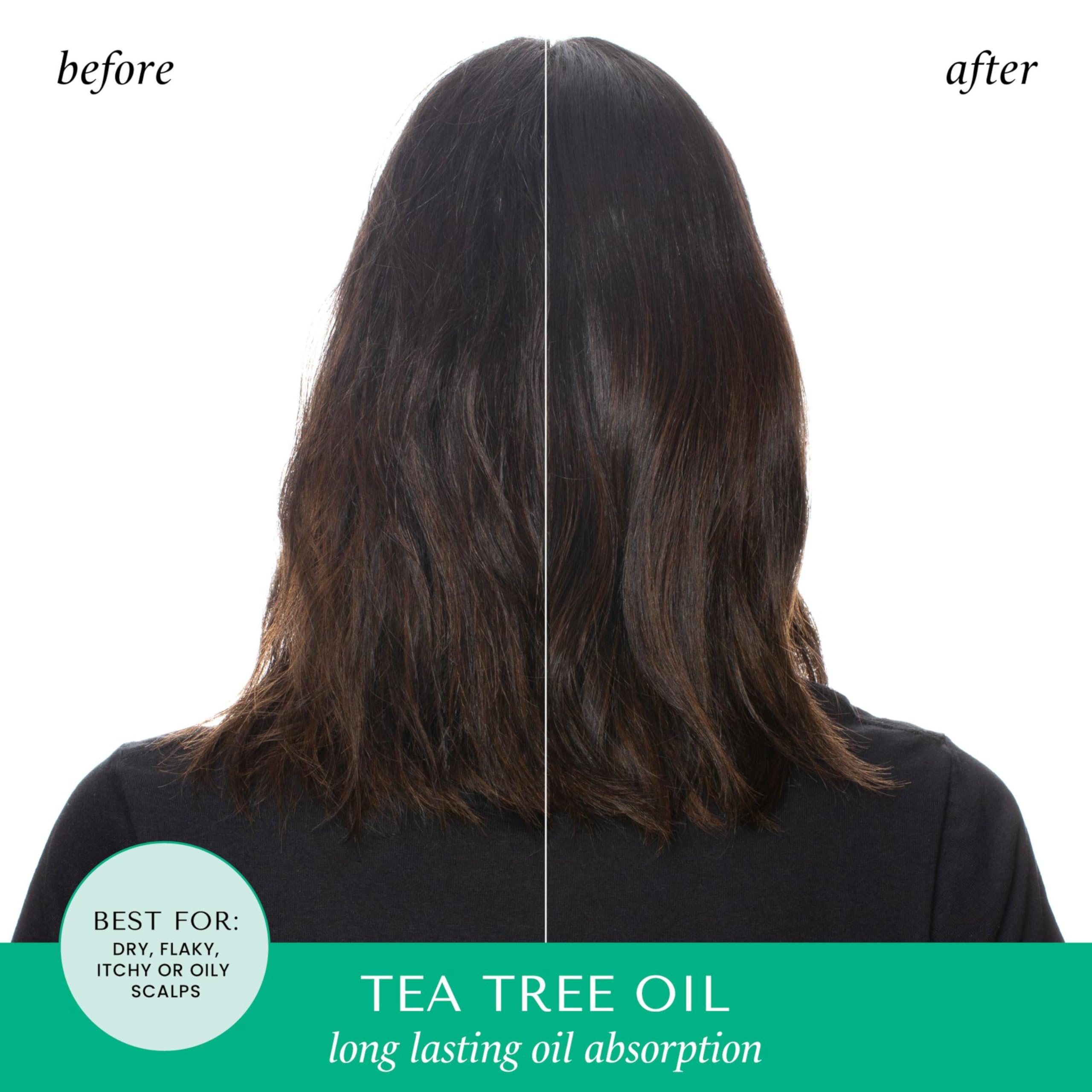 HASK Tea Tree Invigorating Dry Shampoo cools scalp and adds freshness
