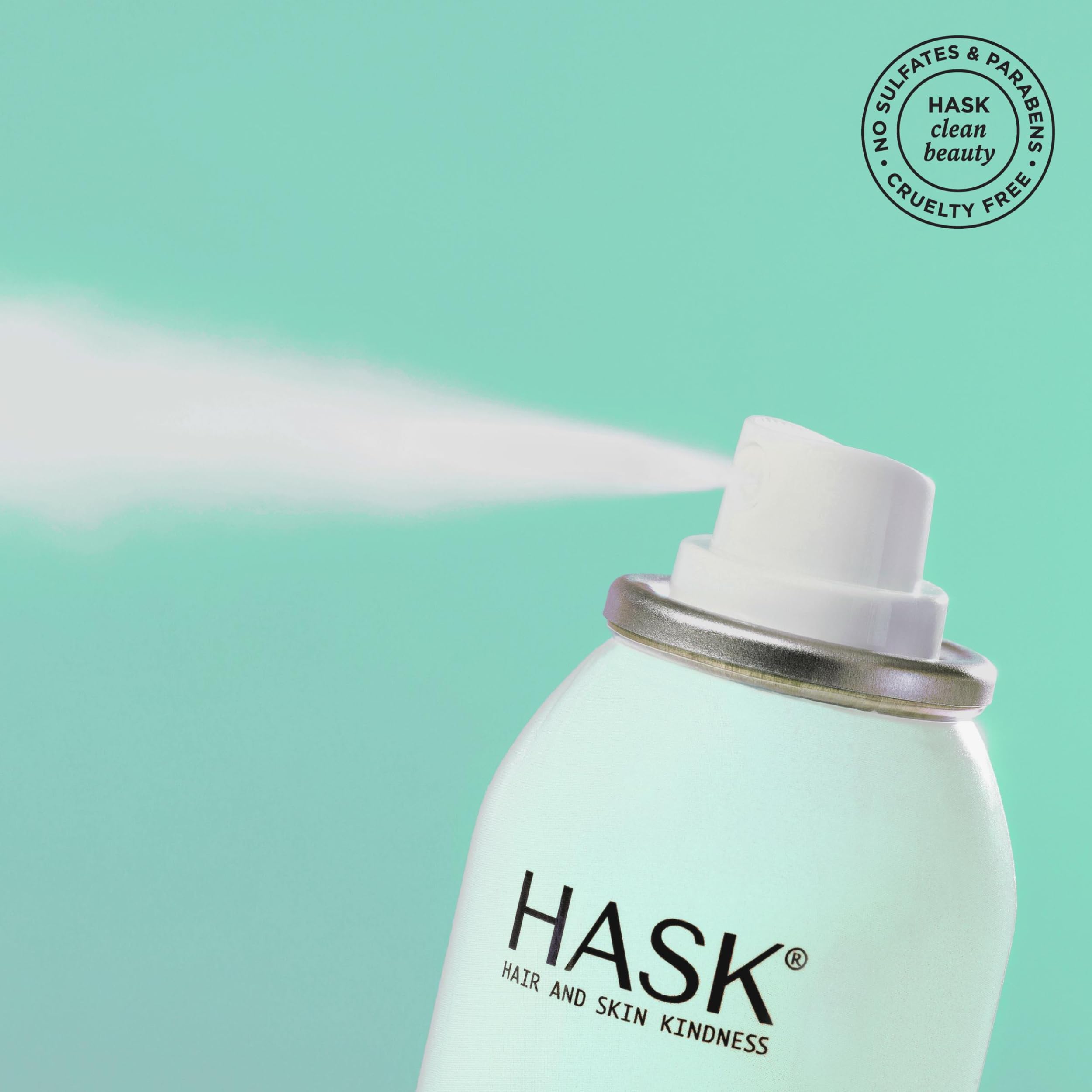 HASK ultra-fine rice starch keeps hair feeling clean and fresh.