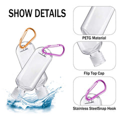 HATTIE bottle with carabiner attachment for easy bag access.