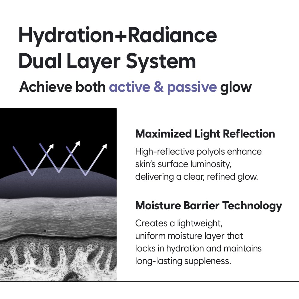 HAUA Bionymph Serum on skin with a subtle luminous finish after hydration