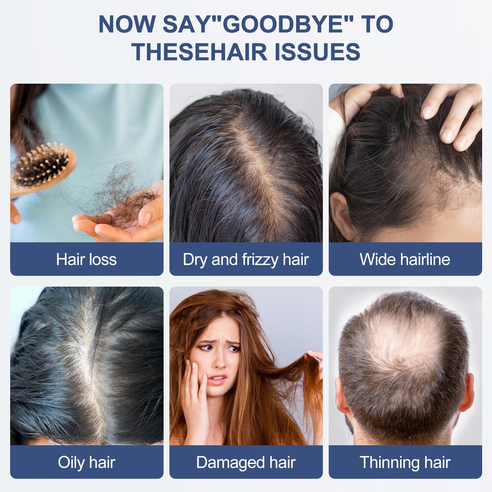 HAUBAT Laser Therapy Hair Growth Comb held in hand during treatment session.