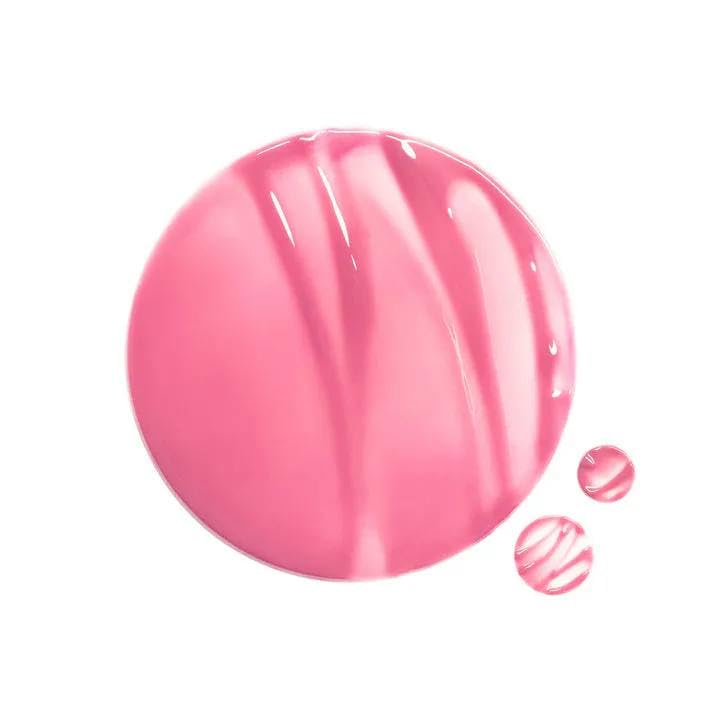 Close-up of HAUS LABS lip glaze finish with high shine