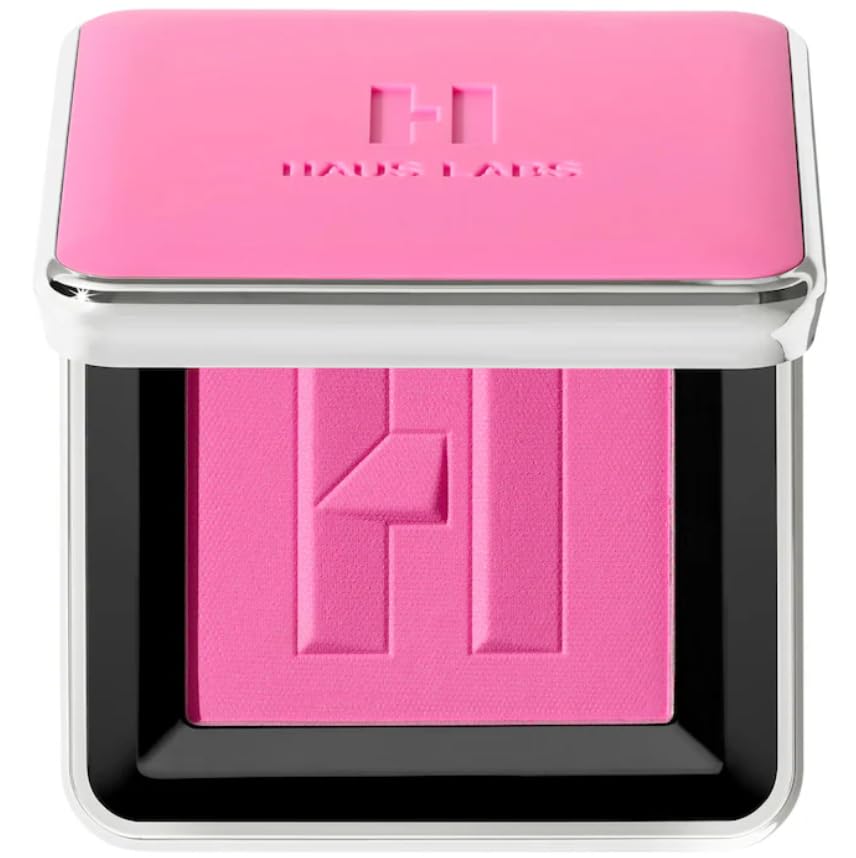 HAUS LABS Color Fuse Blush Dragon Fruit Daze builds buildable cool-pink color on any skin tone