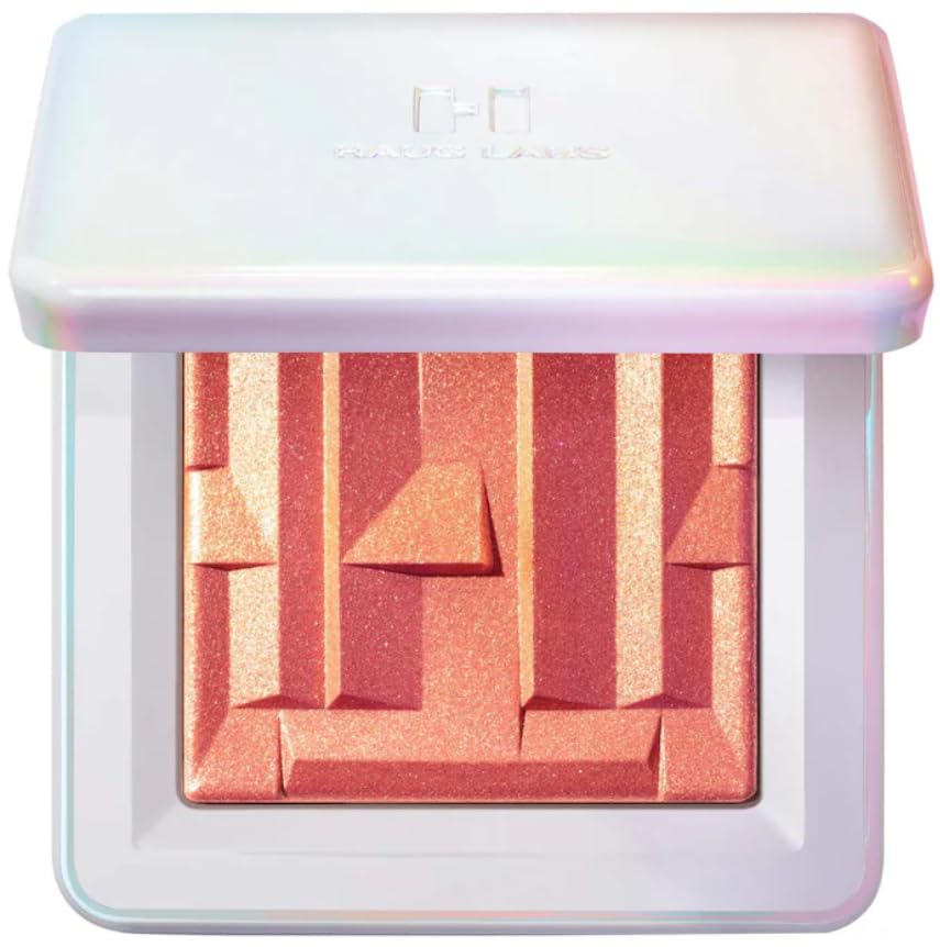 HAUS LABS Bio-Radiant Fire Opal highlighter close-up for a smooth, radiant glow.