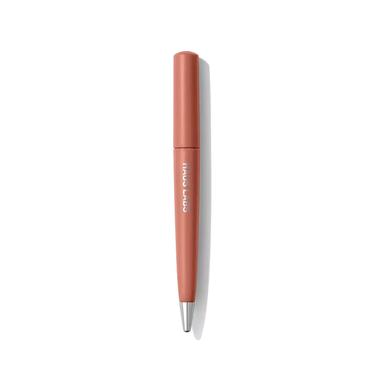 HAUS LABS Le Monster Lip Crayon Honey Matte swatch for smooth, long-lasting color.