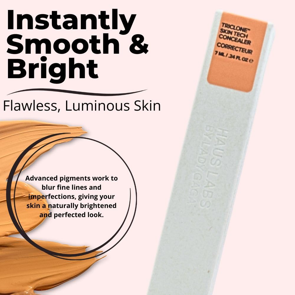 HAUS LABS Triclone concealer under-eye-brightening for a refreshed look.