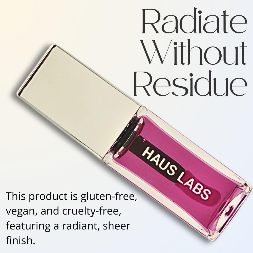 Haus Labs Lip Oil prickly pear oil hydrates and supports lip barrier.