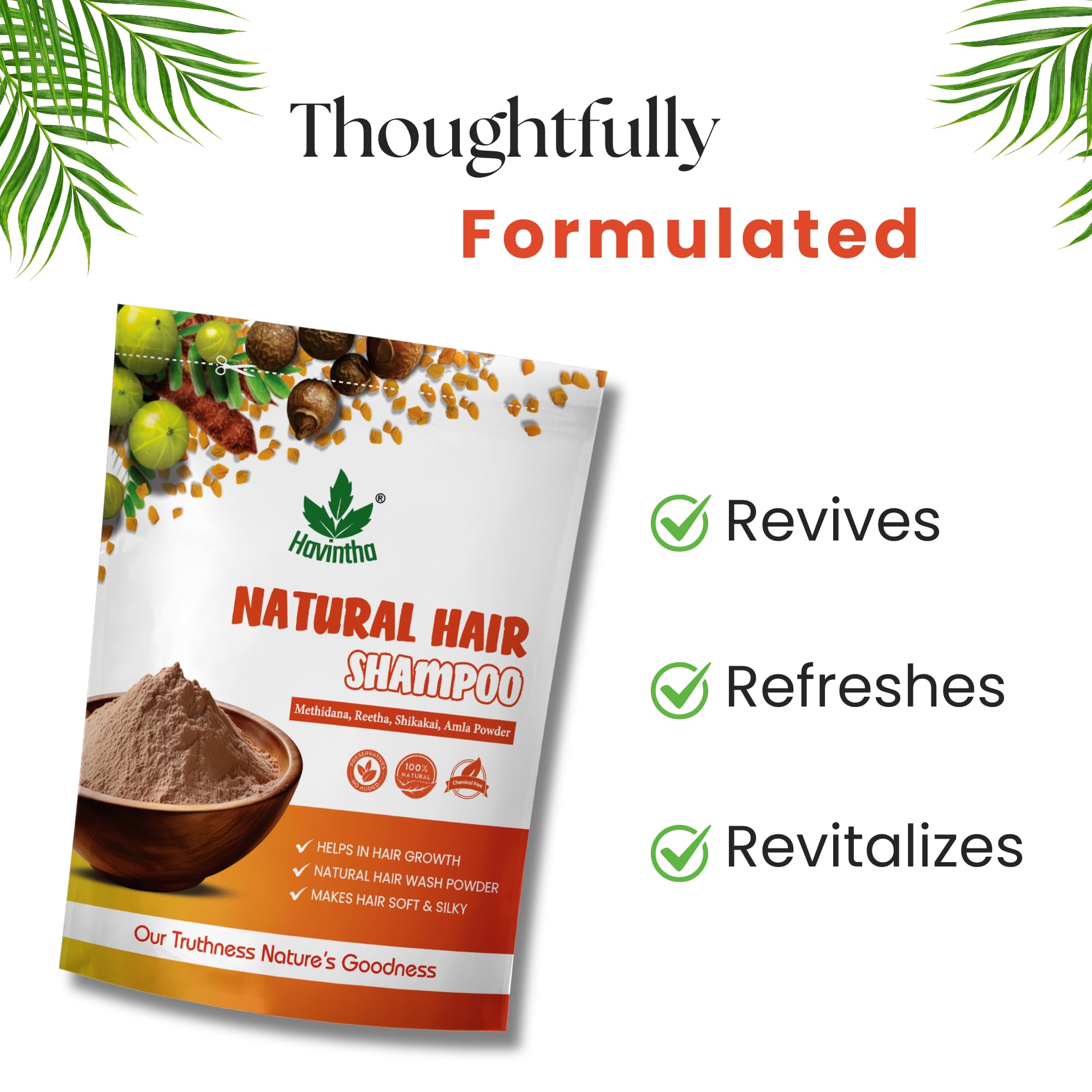 Havintha shampoo foam lather demonstrates rich, gentle cleansing for all hair types