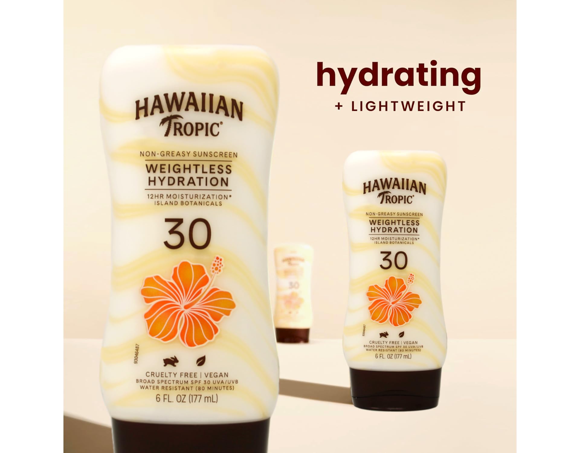 Hawaiian Tropic Silk Hydration scent evokes a tropical mood during sun exposure.