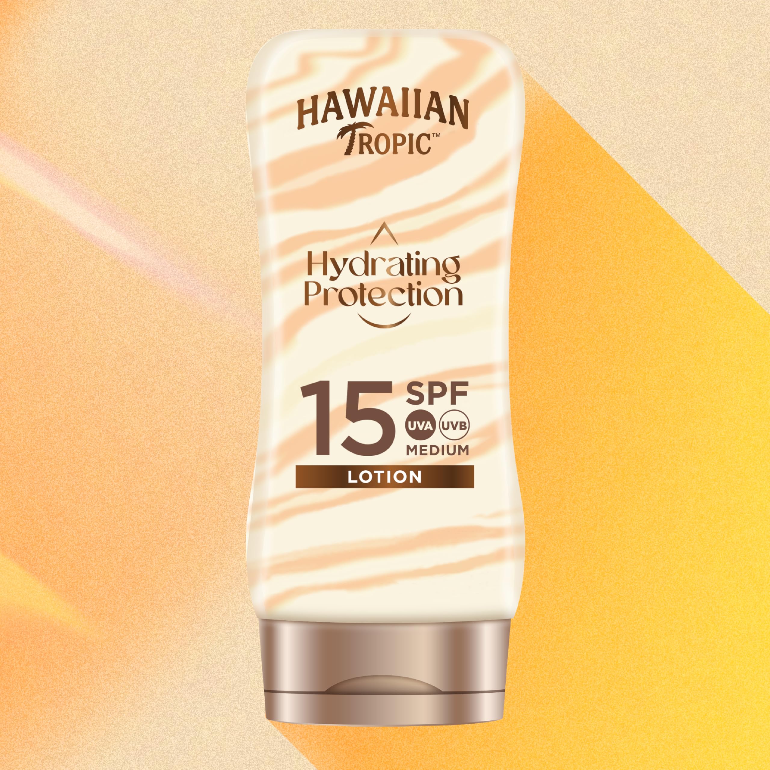 Creamy texture spreads easily on skin with SPF15.