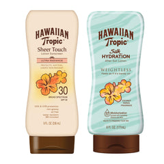 Hawaiian Tropic SPF 30 sunscreen bottle front for daily sun protection