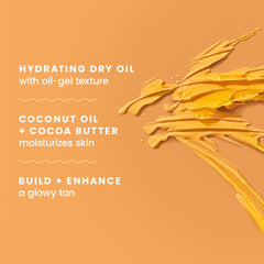 Hawaiian Tropic oil is water-resistant for beach play.