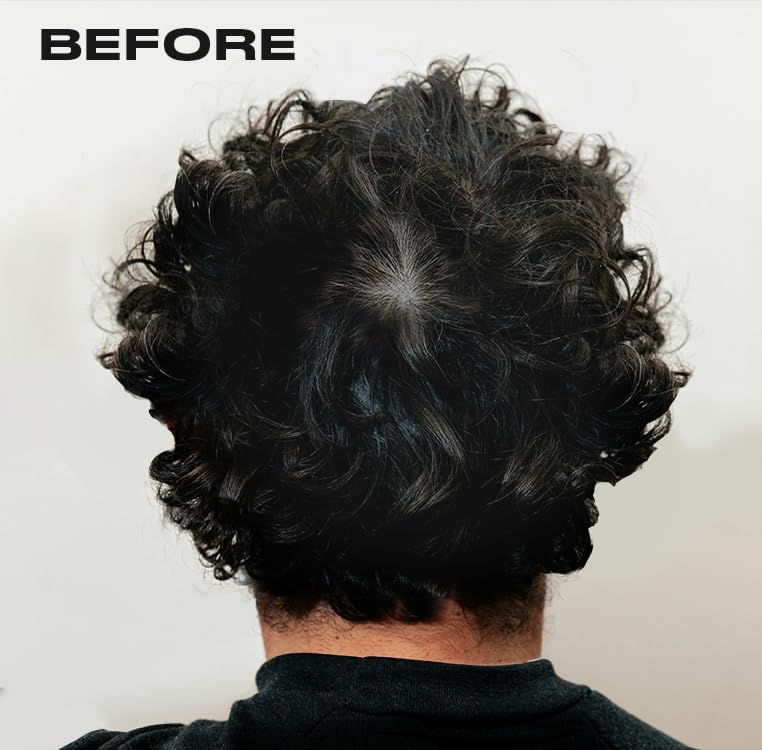Hawthorne Thicker Hair Conditioner being applied to hair for hydration.
