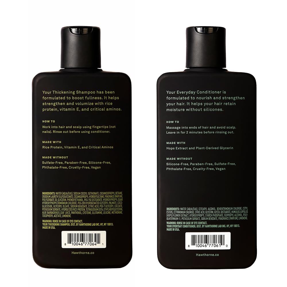 Hawthorne Thicker Hair Scent eucalyptus mint, masculine and refreshing fragrance.