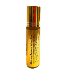 Hayward Enterprises perfume oil on skin shows easy dab-on use with quick scent release.