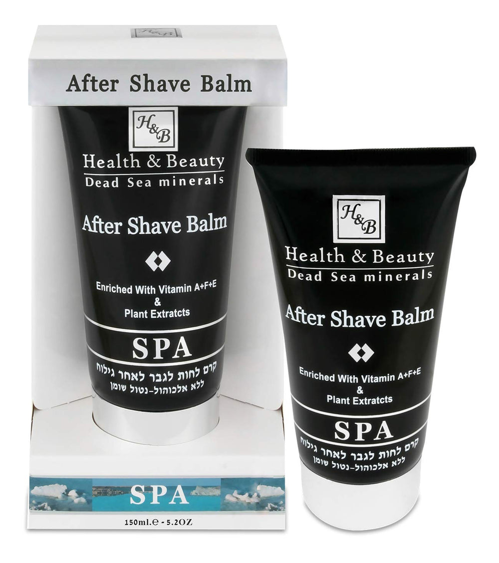 HB After Shave Balm Dead Sea minerals bottle delivering hydrating, soothing skin after shaving
